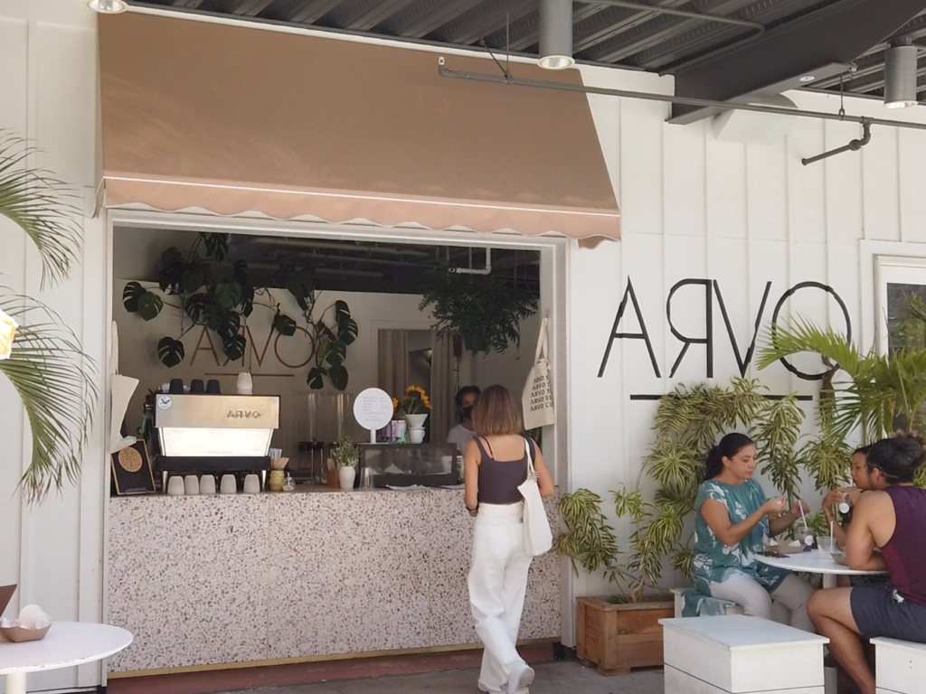 ハワイ、オアフ島で一休みカフェを探しているならおすすめはここ！Arvo cafe！